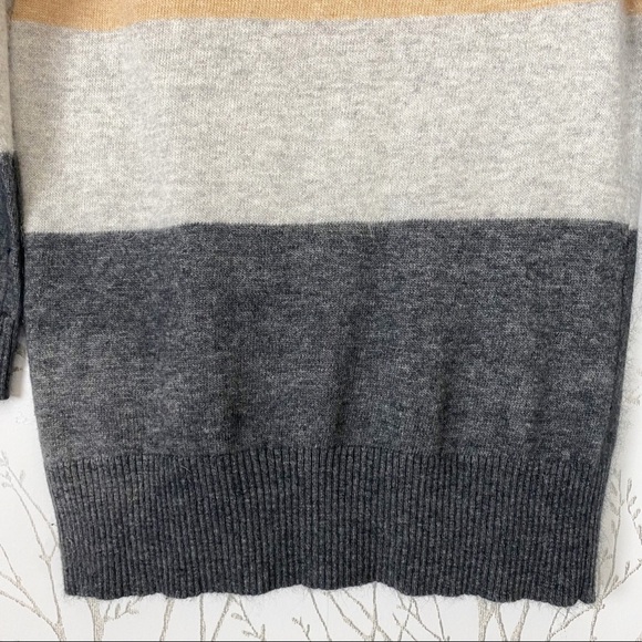 FENN WRIGHT MANSON Angora Rabbit Blend Colorblock Stripe Sweater medium - Picture 5 of 11
